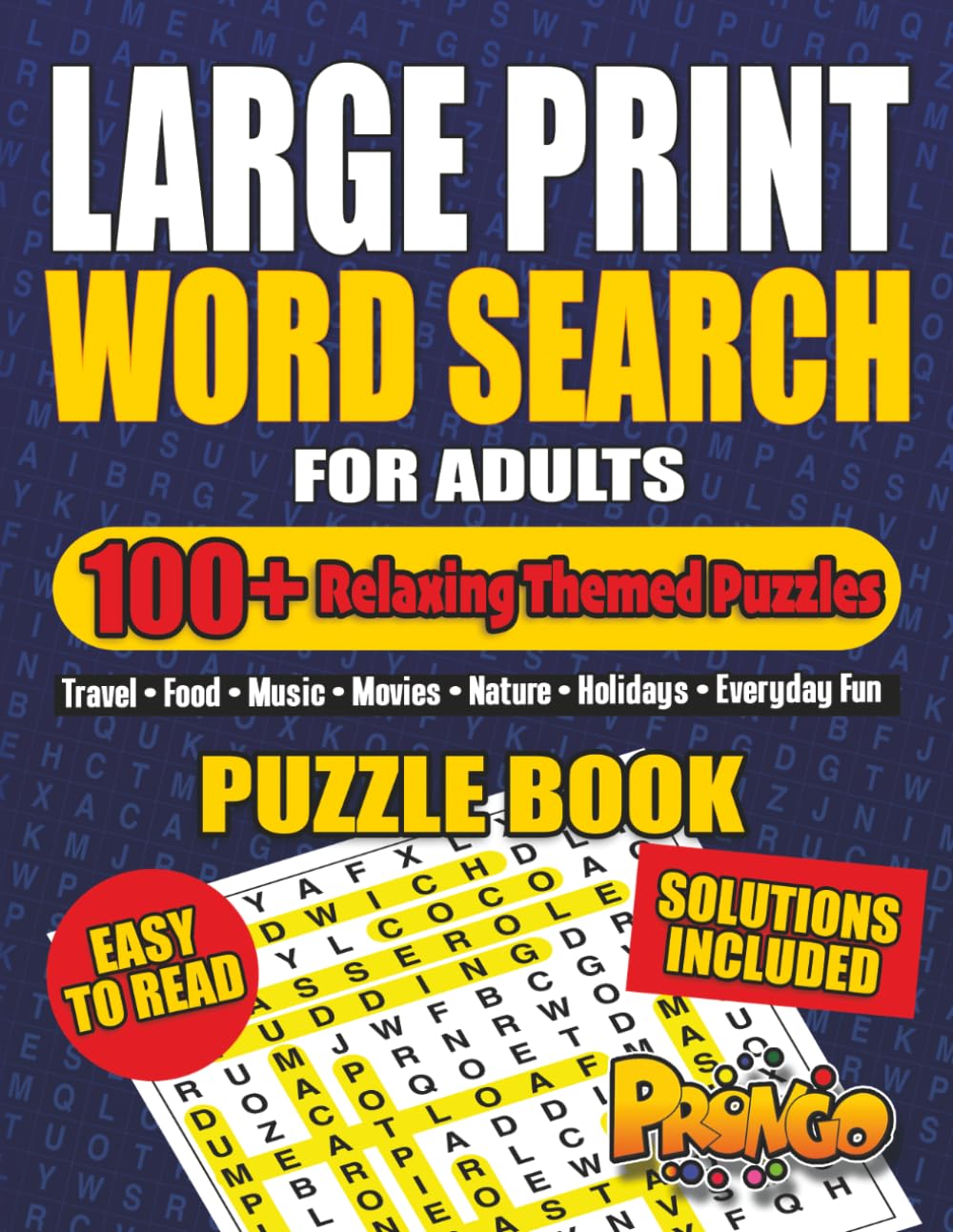 Large Print Word Search — Vol. 1 — book cover