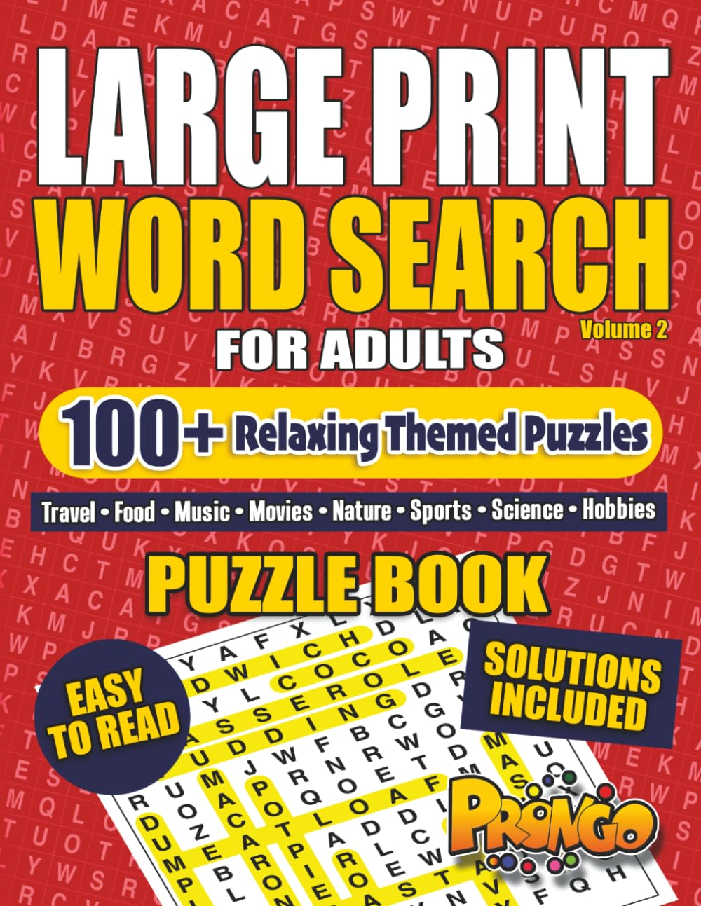 Large Print Word Search — Vol. 2 — book cover
