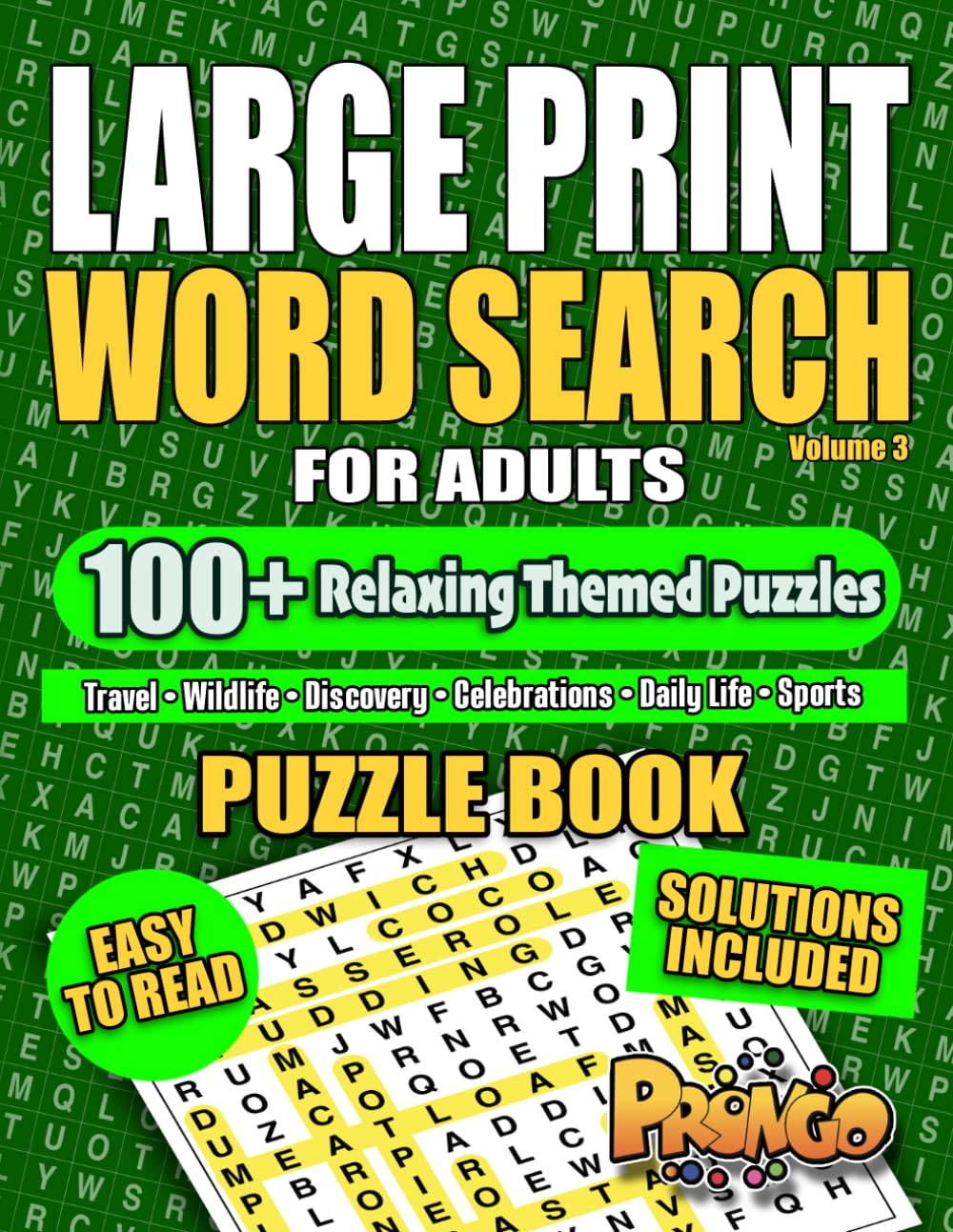 Large Print Word Search — Vol. 3 — book cover