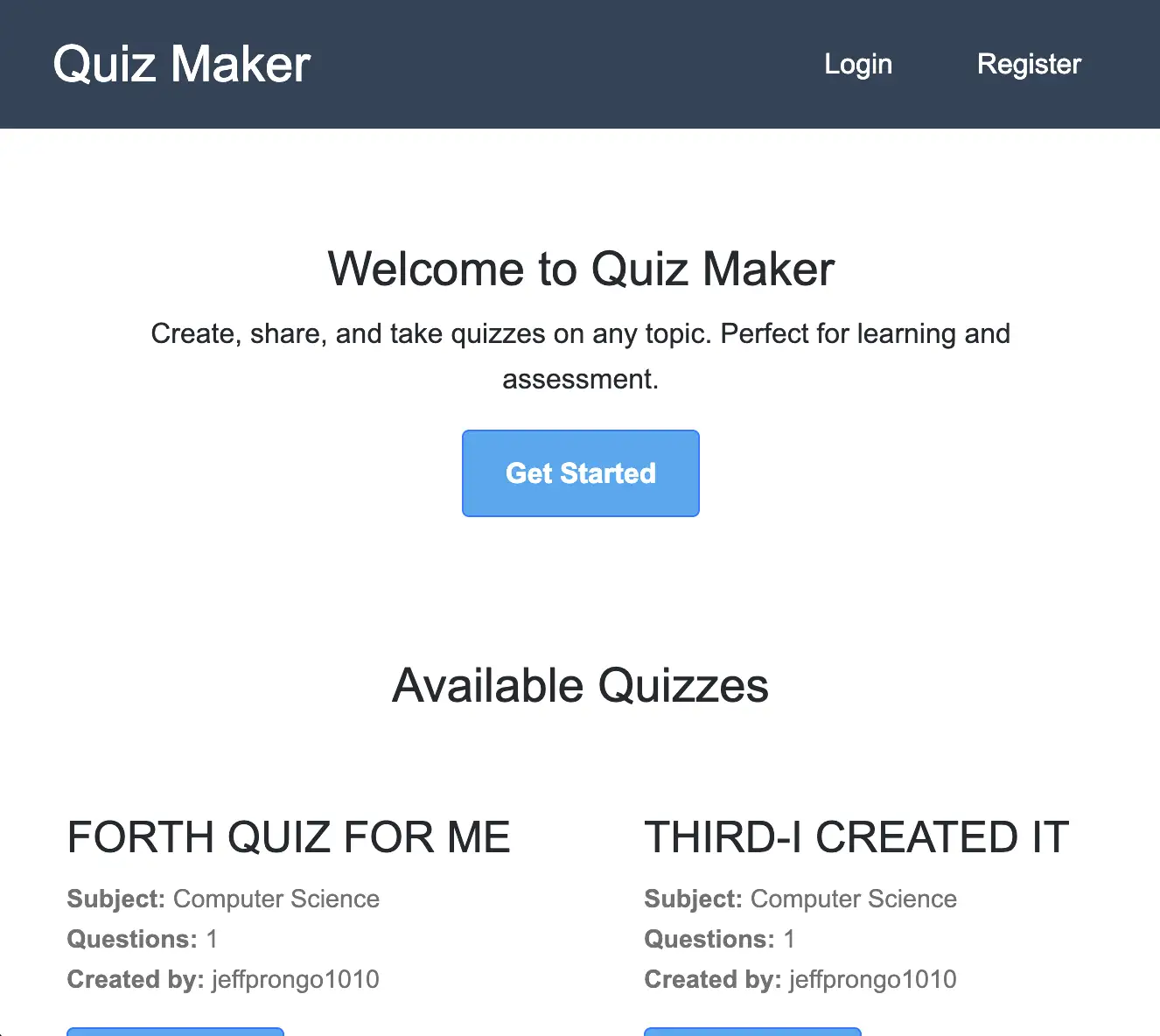 Quiz Maker